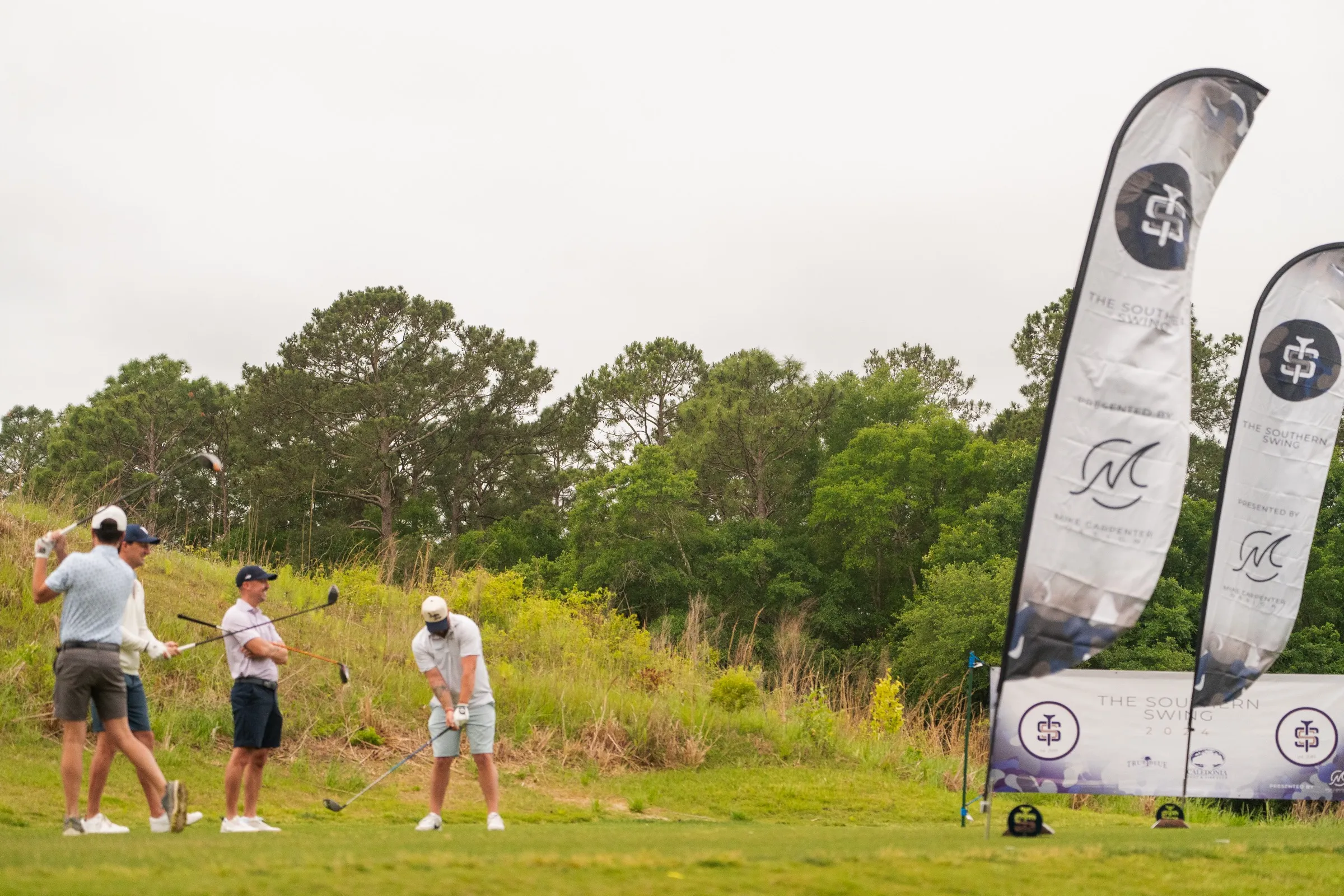 The Southern Swing — On-course signage