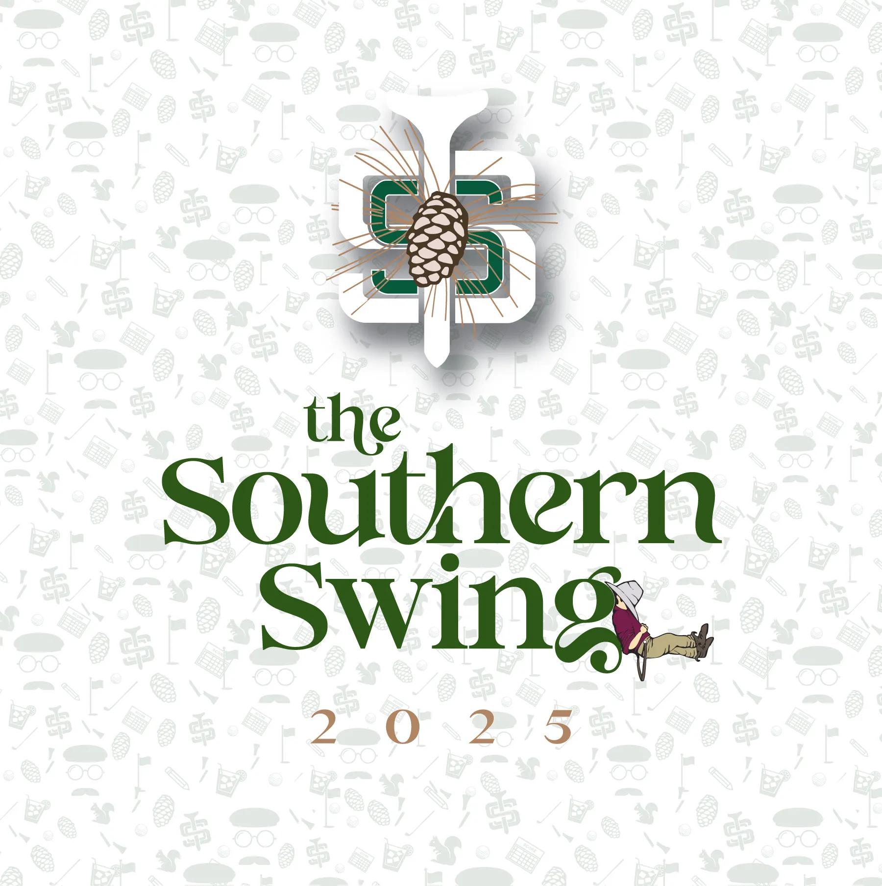 The Southern Swing — Master lockup, icon scatter